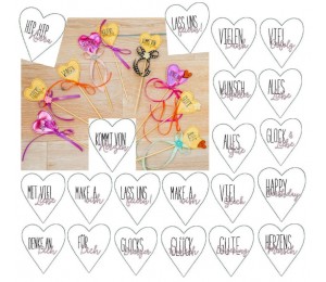 Stickserie ITH - 20 Herzenswünsche